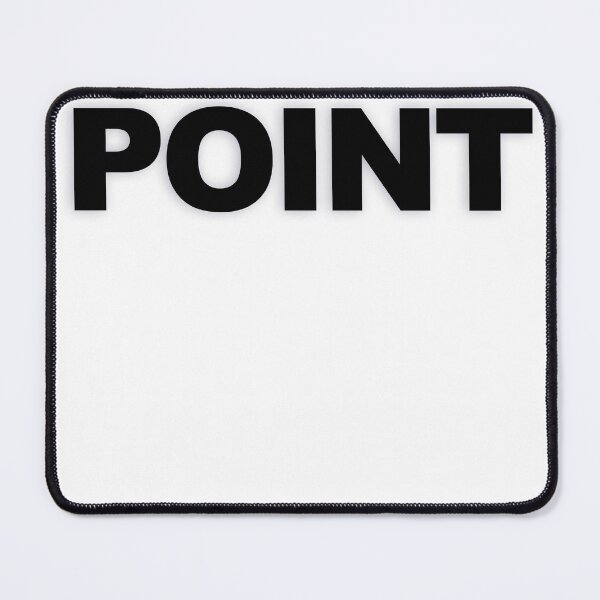 Item preview, POINT — Black Minimal Bold Type Statement designed and sold by WORDPAUSE.