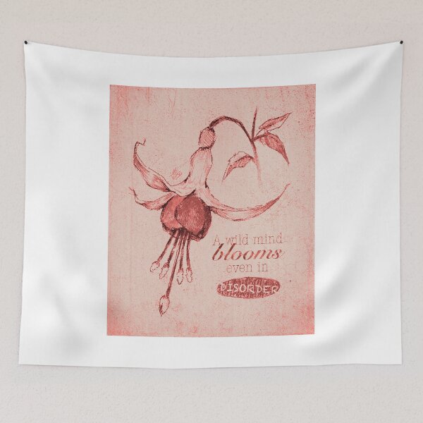 Item preview, BLOOMING DISORDER PEACH PINK POSTER designed and sold by melyverso.