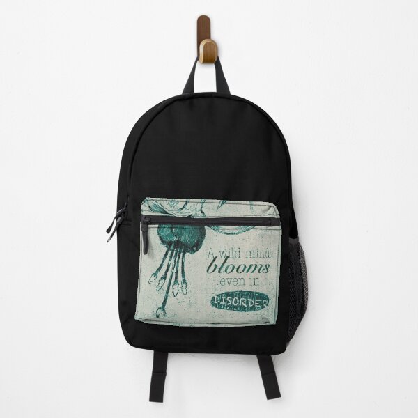 Item preview, BLOOMING DISORDER TEAL BLUE POSTER designed and sold by melyverso.