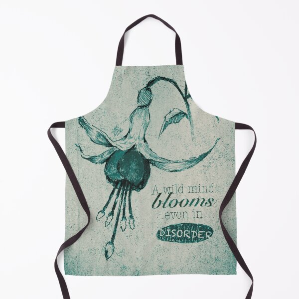 Item preview, BLOOMING DISORDER TEAL BLUE POSTER designed and sold by melyverso.