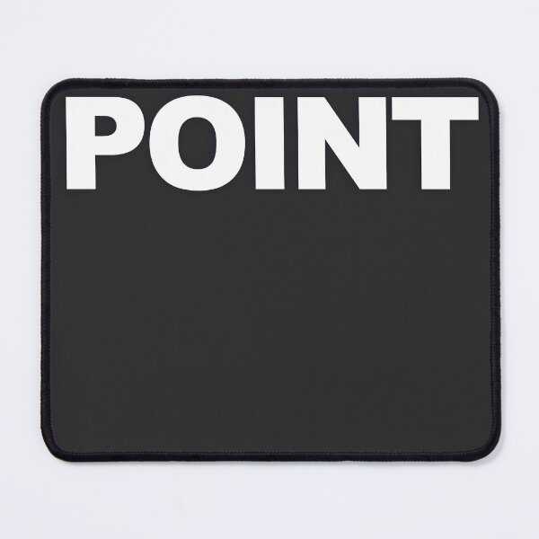 Item preview, POINT — White Minimal Bold Type Statement designed and sold by WORDPAUSE.