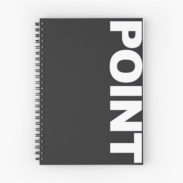Item preview, POINT — White Minimal Bold Type Statement designed and sold by WORDPAUSE.