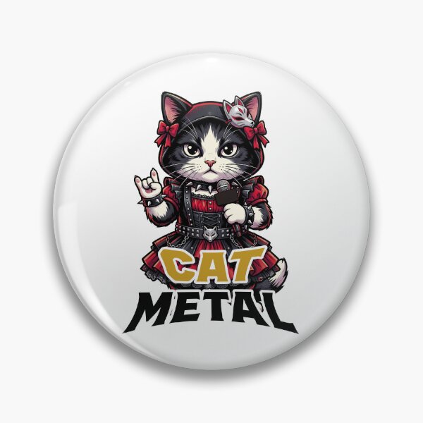 Item preview, CAT METAL -BABY METAL style- designed and sold by LOVEARTDESIGN.
