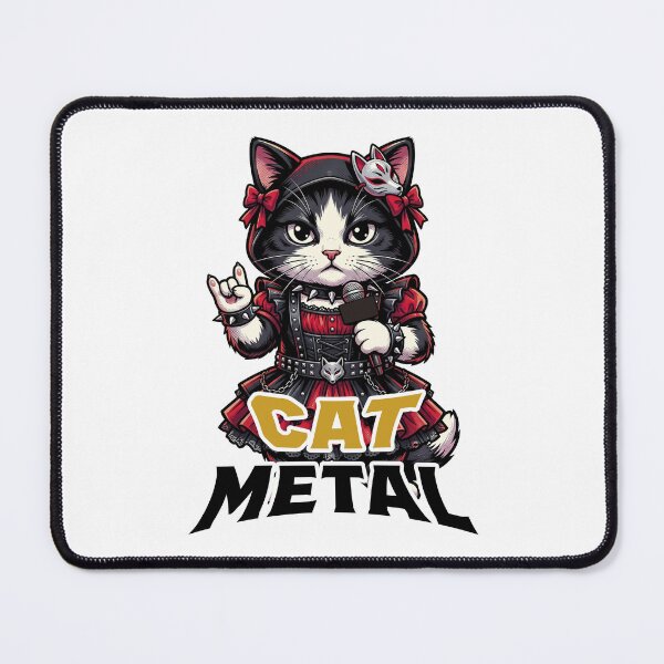 Item preview, CAT METAL -BABY METAL style- designed and sold by LOVEARTDESIGN.