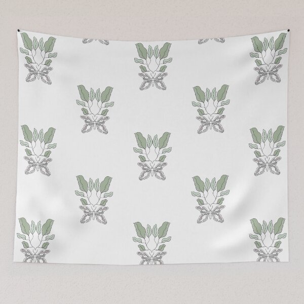 Item preview, Butterfly and green leaves designed and sold by Elifndz.