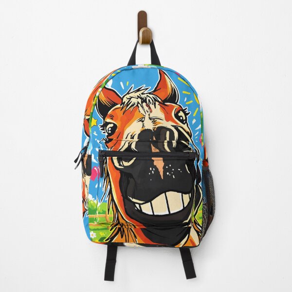 Item preview, Funny Horse Smile Cartoon Comic Art designed and sold by RamyGallery.