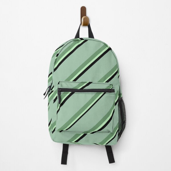 Item preview, Green Diagonal Stripes designed and sold by HHHeirlooms.