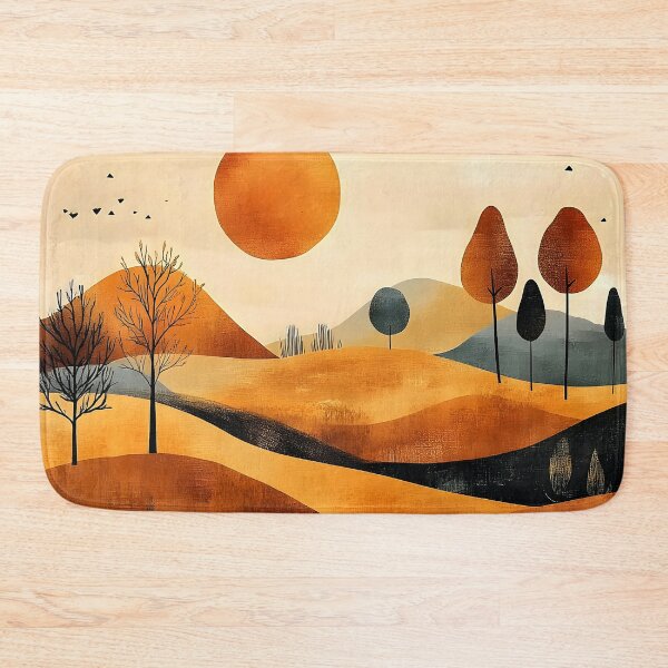 Item preview, Boho Golden Hues Sunset Over Rolling Hills Design designed and sold by DEC02.