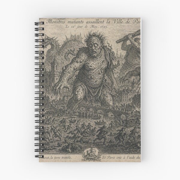 Item preview, Etching of Mutants attacking Paris designed and sold by JJSizzleheimer.