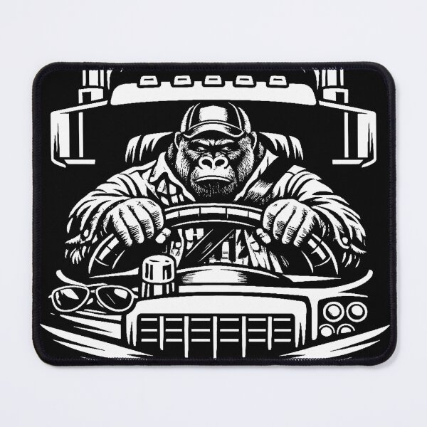 Item preview, Ape Gorilla Truck Driver designed and sold by BaldPrimate.