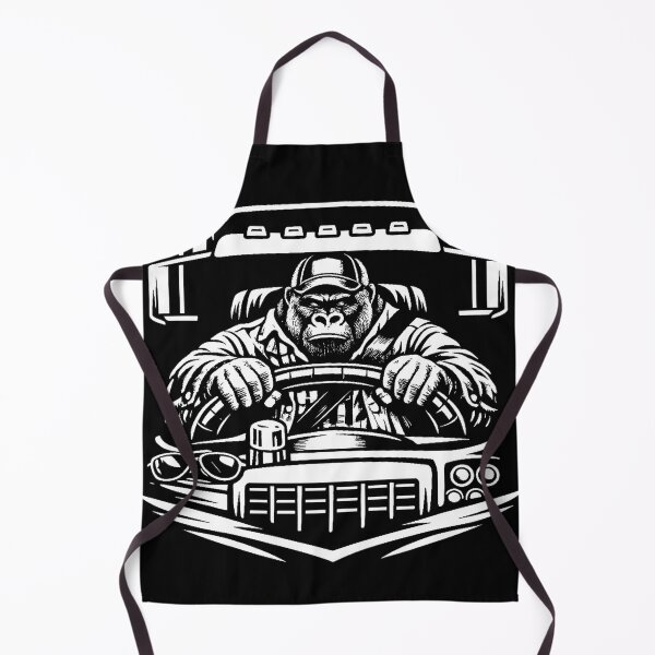 Item preview, Ape Gorilla Truck Driver designed and sold by BaldPrimate.