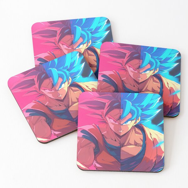 Item preview, Goku Super Saiyan God Red & Blue designed and sold by AnzDigital.