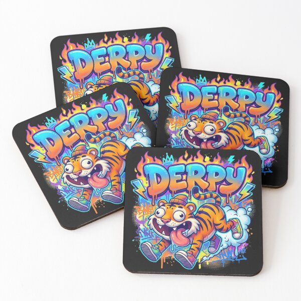 Item preview, Energetic Cartoon Tiger Urban Street Art Graffiti Style designed and sold by manmoo.