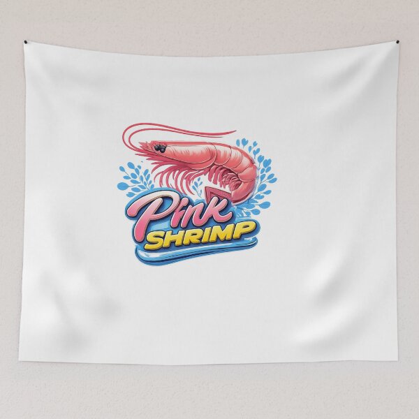 Item preview, Pink Shrimp – Ocean Life Design designed and sold by Combat Skies.