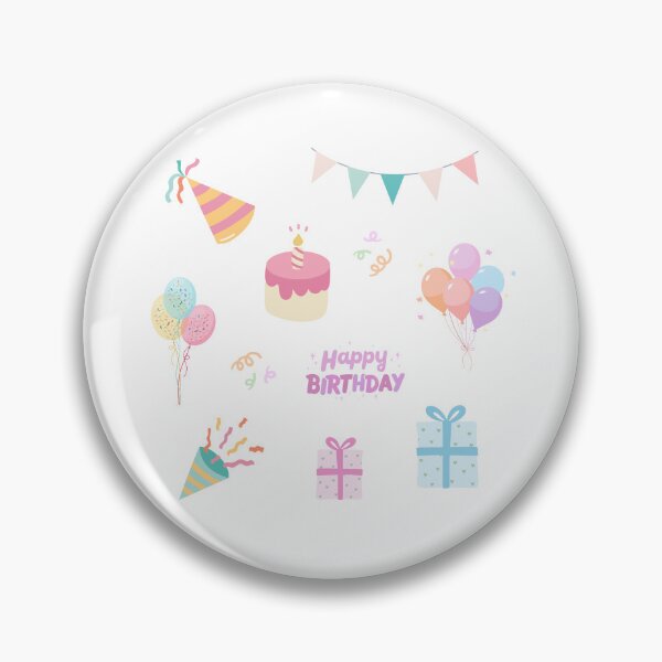Item preview, Happy Birthday Party Pack Pastel Set designed and sold by wonderxwander.