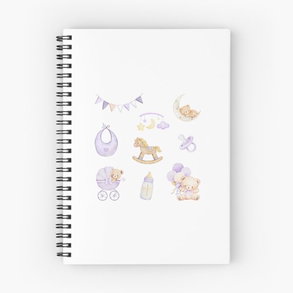 Item preview, Baby Shower Set Purple Boy Girl Pack designed and sold by wonderxwander.