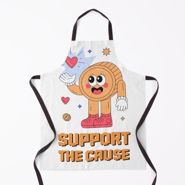 Item preview, Support The Cause Cute Coin Character designed and sold by agmark.