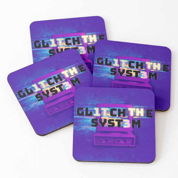 Item preview, Glitch Th3 Syst3m – Vaporwave Neon Computer Design designed and sold by Deathcocoshots.
