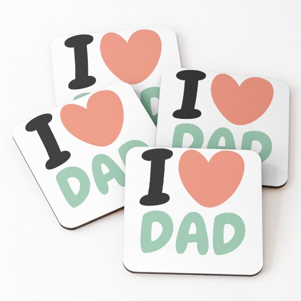 Item preview, I Love dad designed and sold by NarsAnna.
