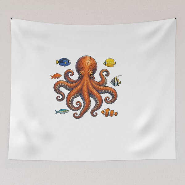 Item preview, Octopus – Ocean Creature Design designed and sold by Combat Skies.