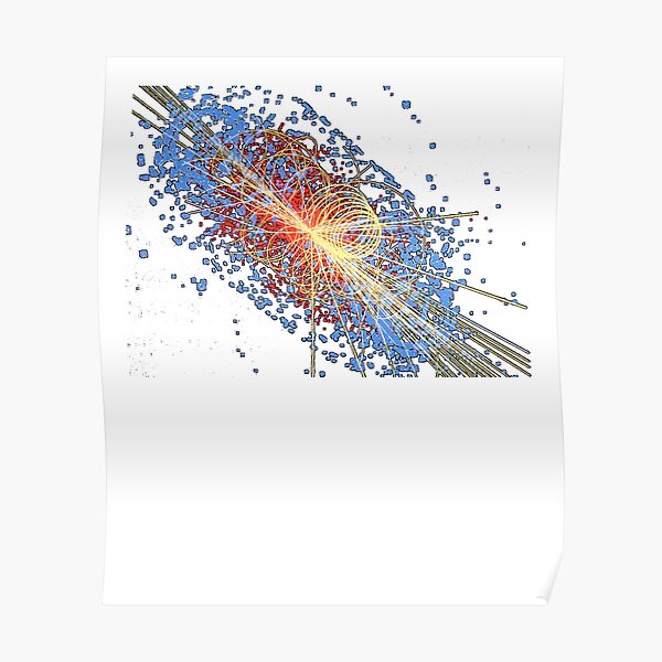Higgs Boson Particle Accelerator Detector- Particle Physics Design Poster