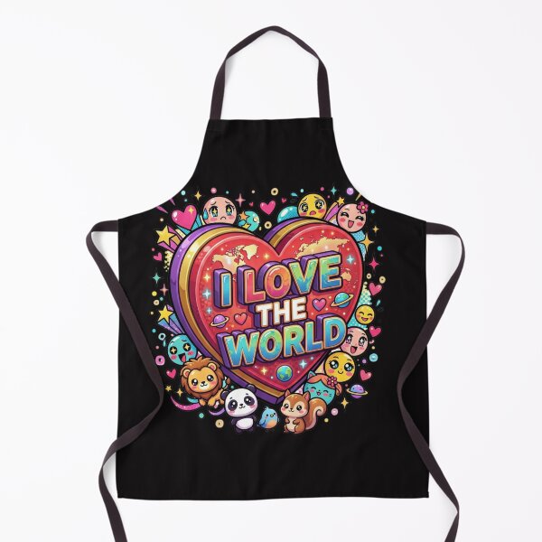 Item preview, I love the world. designed and sold by PP&RAINBOW SHOP.