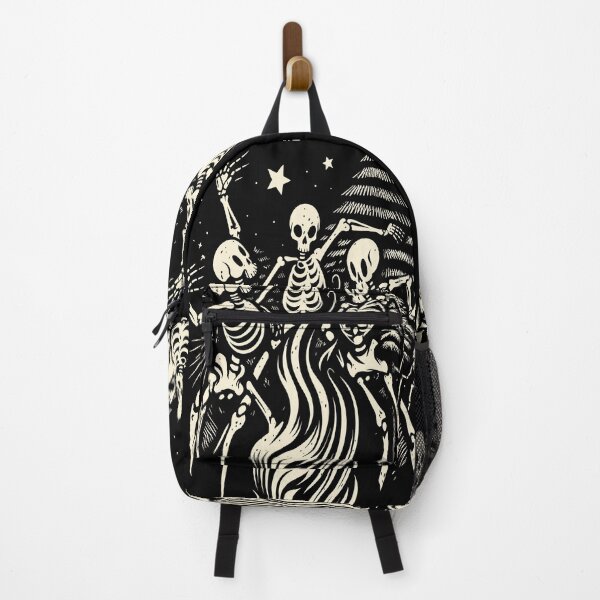 Item preview, Dancing Skeletons Cult Party Black Art designed and sold by RamyGallery.