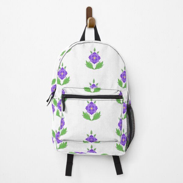 Item preview, Violet Chrysanthemum with Green Leaves designed and sold by Elifndz.