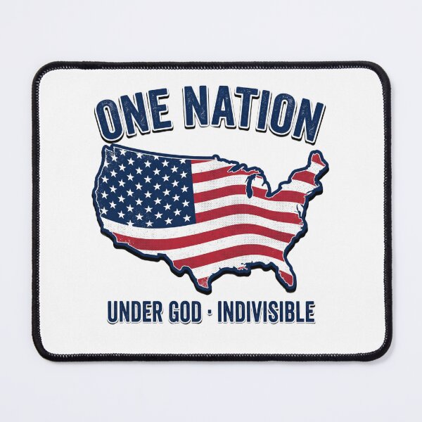 Item preview, ONE NATION — MAP OF USA BOLD Geographic Pride · Bold Graphic designed and sold by LuxePrint Society.