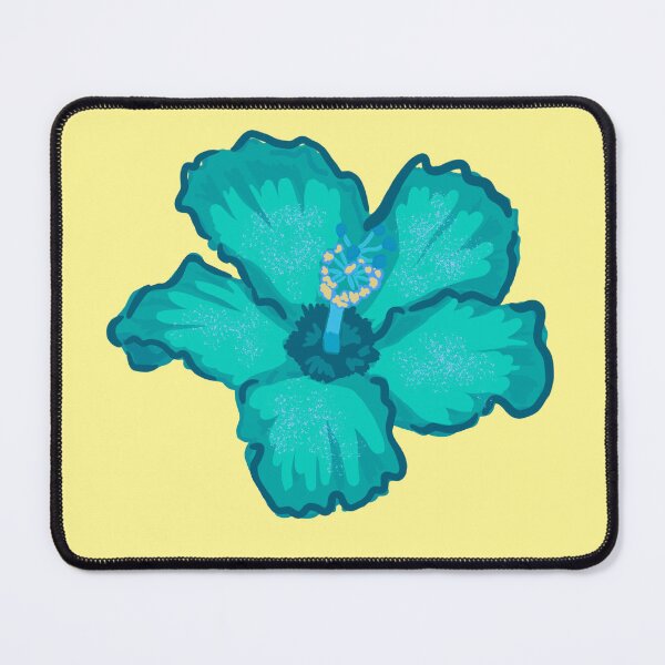 Item preview, Turquoise Hibiscus tropical beachy designed and sold by DaisyLemon.