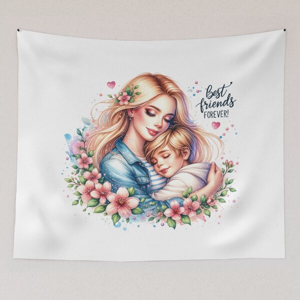 Item preview, Loving Mother and Son Best Friends Forever Mother's Day designed and sold by lojadpop.