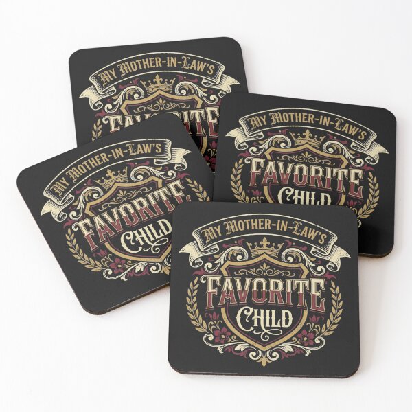 Item preview, Mother-in-Law's Favorite Child Funny Crest Design designed and sold by farhoodi2200.