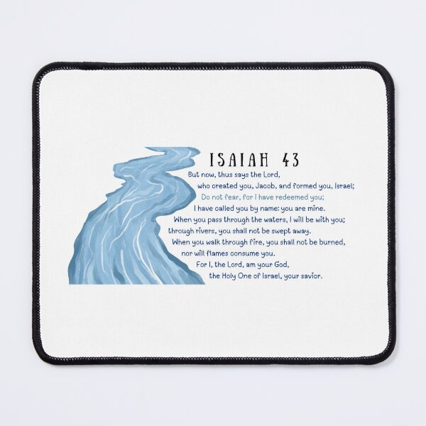 Item preview, Isaiah 43 designed and sold by Ash Tree Designs.