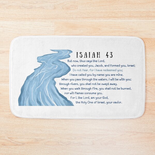 Item preview, Isaiah 43 designed and sold by Ash Tree Designs.