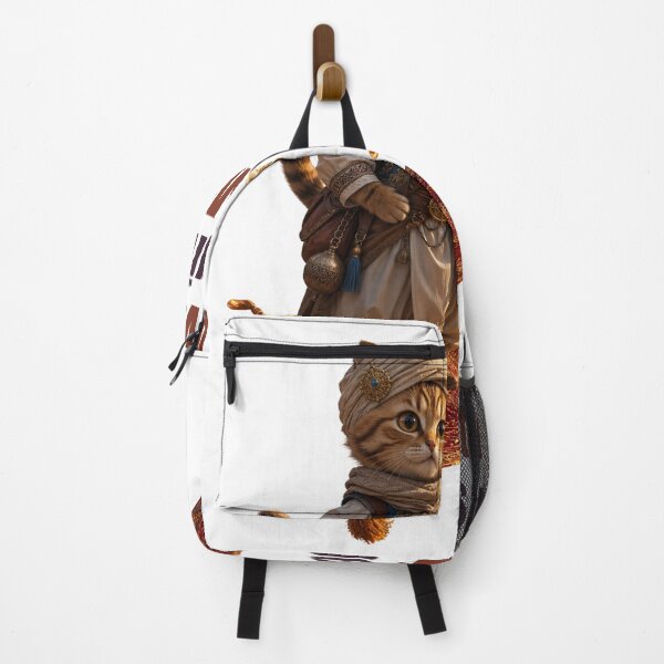 Item preview, Cute Explorer Cat on Magic Carpet – Fantasy Arabian Design designed and sold by M.Store.