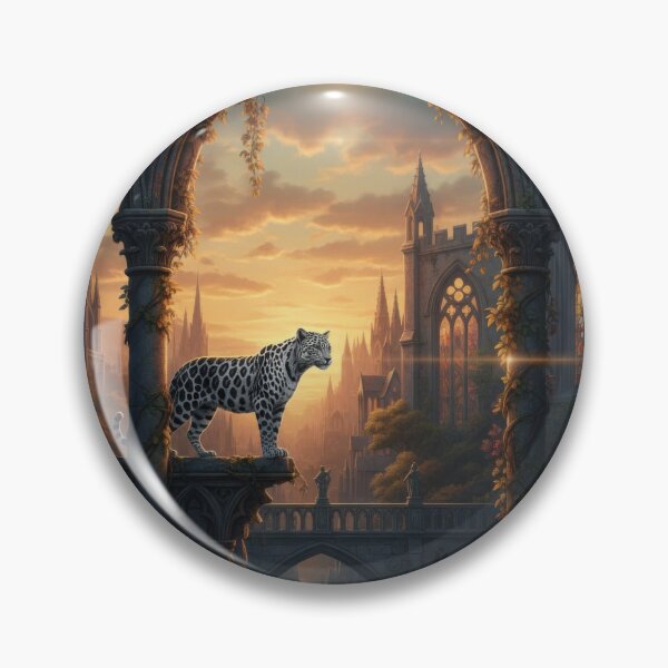 Item preview, Leopard Under Archway designed and sold by HabitableMoons.
