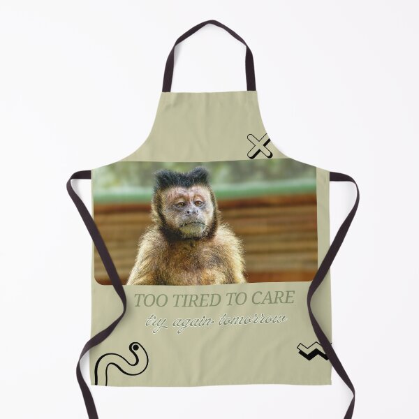 Item preview, Too Tired To Care, try again tomorrow – Low Energy Mood Design designed and sold by MoodPrintsShop.