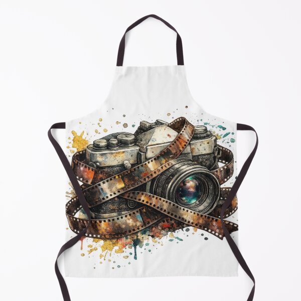 Item preview, Vintage Camera Film Strip Watercolor Art designed and sold by jgvisualarts.