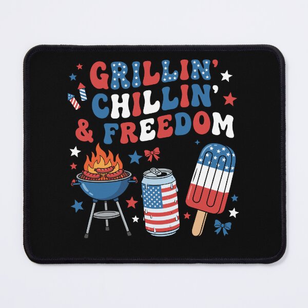 Item preview, 4th of July Grillin Chillin Freedom BBQ designed and sold by KroghDs.