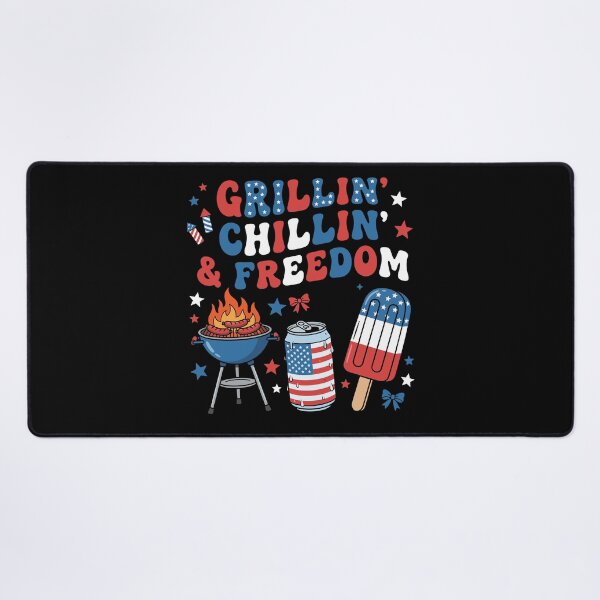 Item preview, 4th of July Grillin Chillin Freedom BBQ designed and sold by KroghDs.