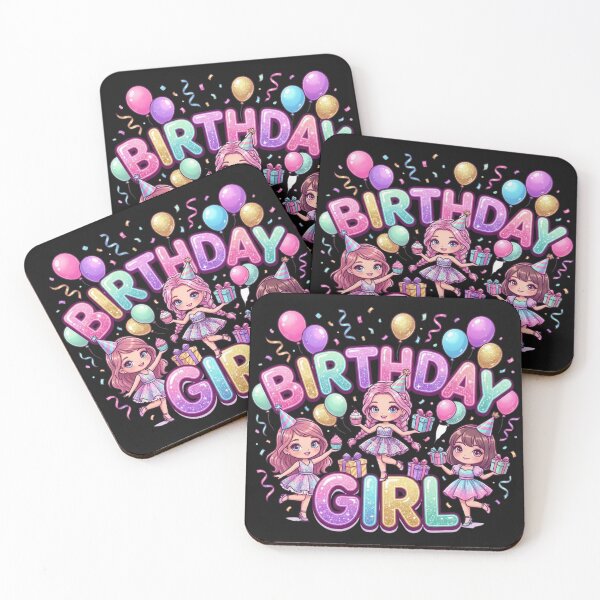 Item preview, Birthday Girl Cute Sparkling Party Celebration Design designed and sold by farhoodi2200.