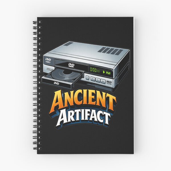 Item preview, Ancient Artifact Retro DVD Player Tech Humor designed and sold by Tsugraf Designs.