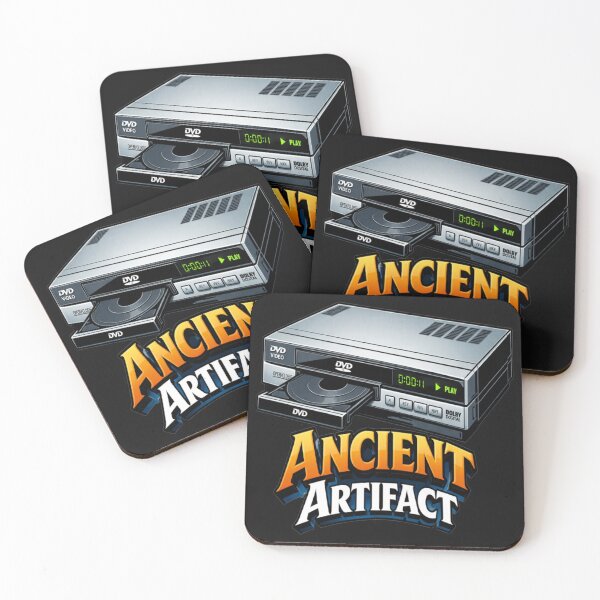 Item preview, Ancient Artifact Retro DVD Player Tech Humor designed and sold by Tsugraf Designs.