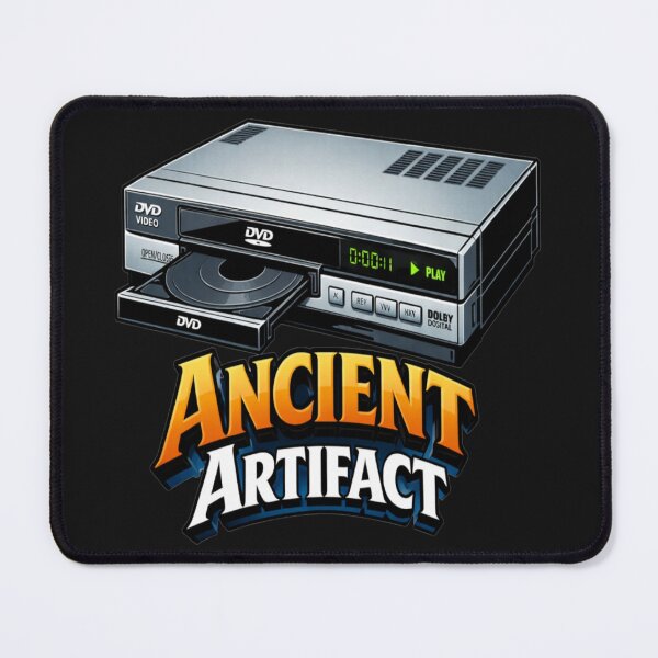 Item preview, Ancient Artifact Retro DVD Player Tech Humor designed and sold by Tsugraf Designs.