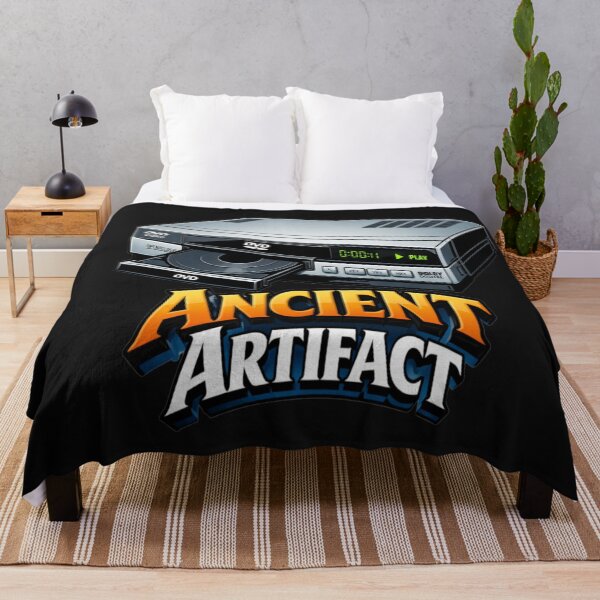 Item preview, Ancient Artifact Retro DVD Player Tech Humor designed and sold by Tsugraf Designs.