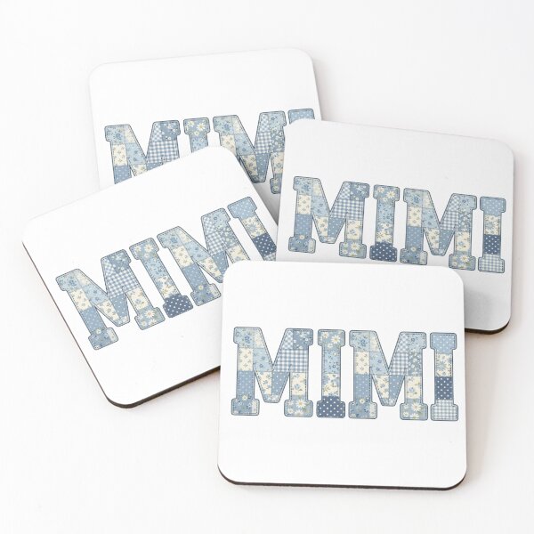 Item preview, Mimi Floral Faux Patchwork Grandma Gift designed and sold by ShopVelona.
