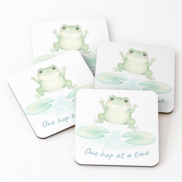 Item preview, One Hop at a Time Frog Little Steps designed and sold by HumTumMe.