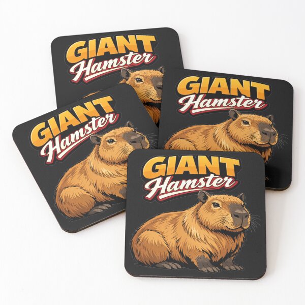 Item preview, Funny Giant Hamster Capybara Cute Rodent Animal designed and sold by Tsugraf Designs.