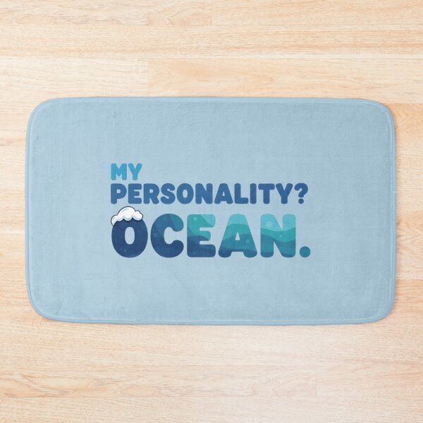 Item preview, My Personality? Ocean – Coastal Identity Typography Design designed and sold by Sea Gem.