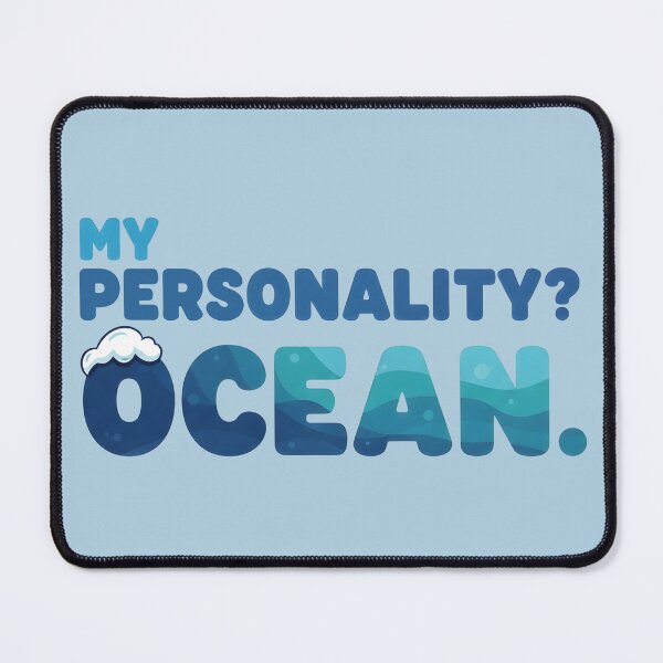 Item preview, My Personality? Ocean – Coastal Identity Typography Design designed and sold by Sea Gem.